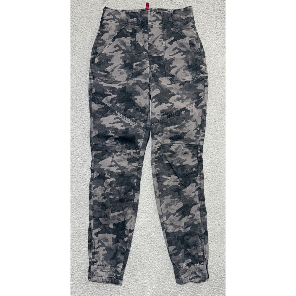 Spanx Womens Size Small Camo Stretch Twill cargo jogger pants